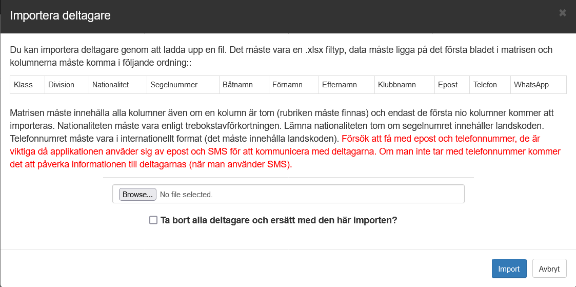 Översikt över hur Excel-filen