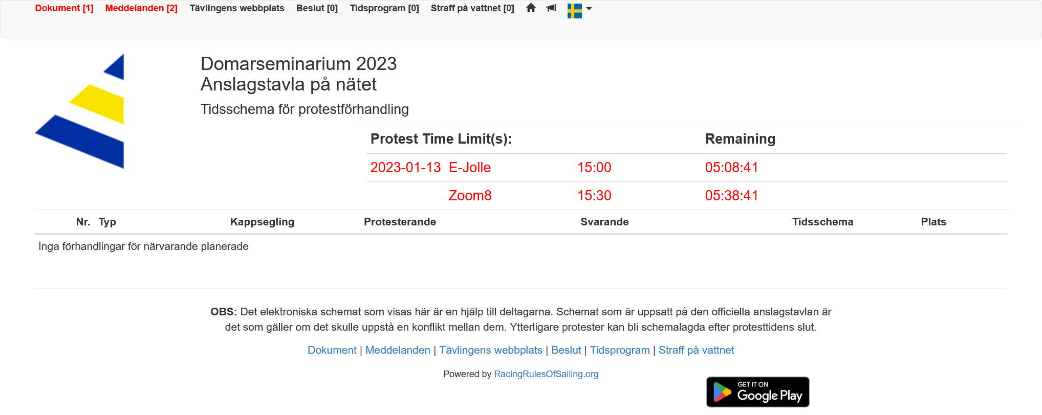 Publicerad Protesttid på den publika sidan